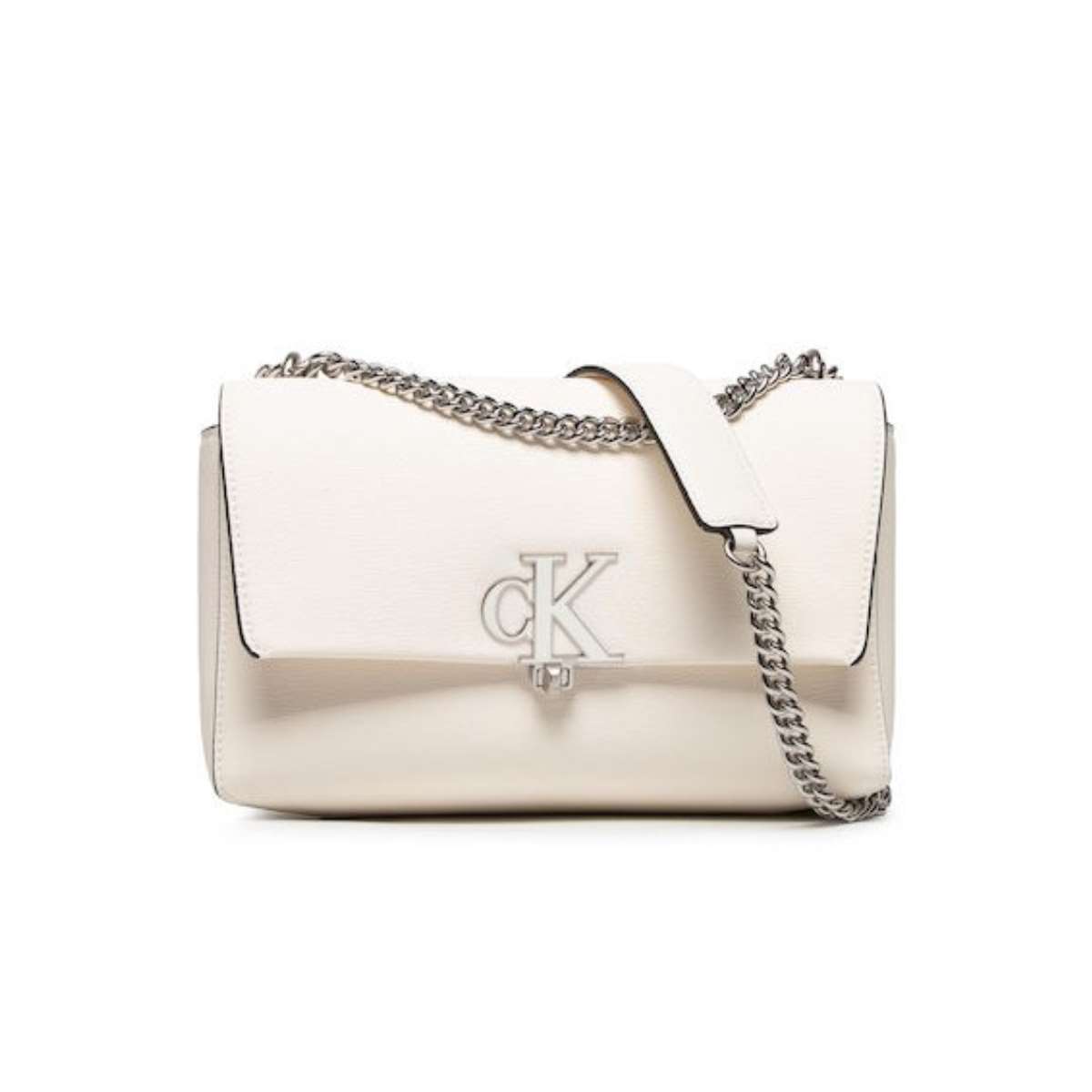 hemel Heerlijk Schuine streep Calvin Klein K60K609291-02W Shoulder Bag - Beauty & Beyond